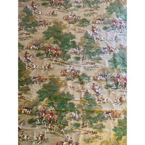Bassett McNab "The Chase" John A. Stewart fabric toile medium weight 2 yards 27”